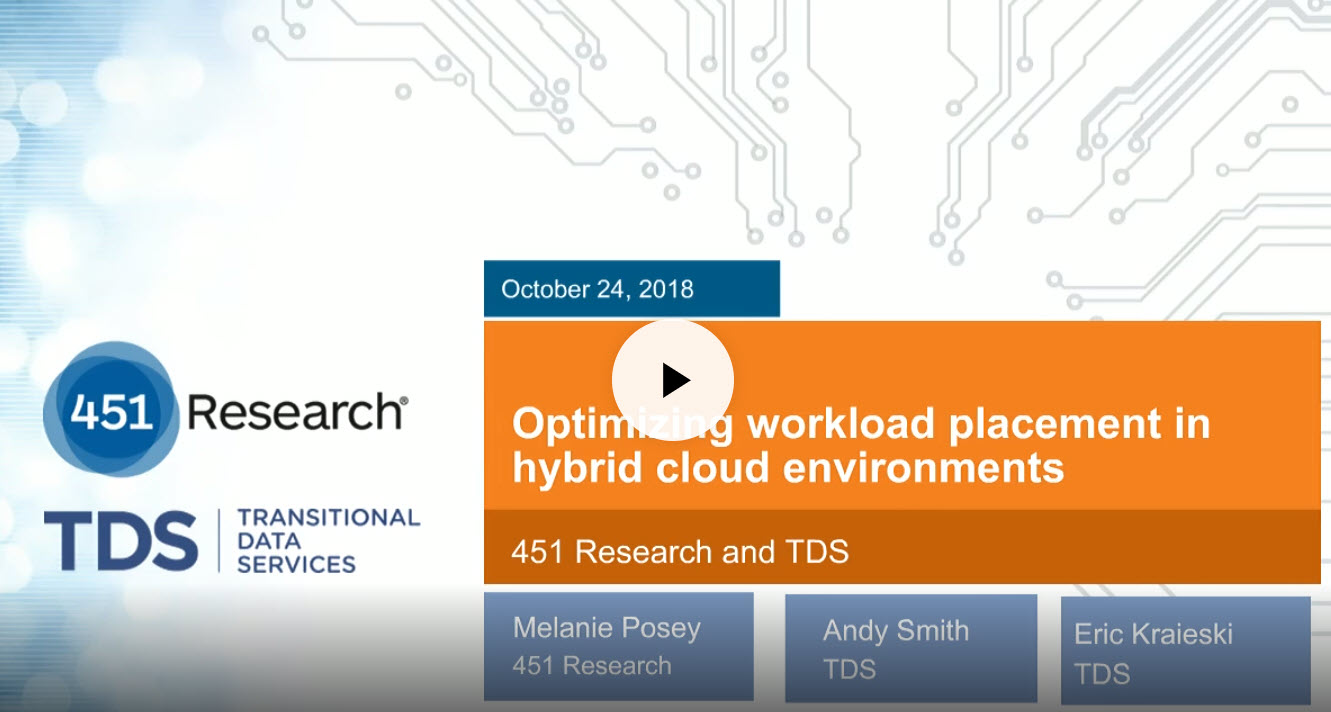 Webinar Replay: Optimizing Workload Placement in Hybrid Cloud Environments
